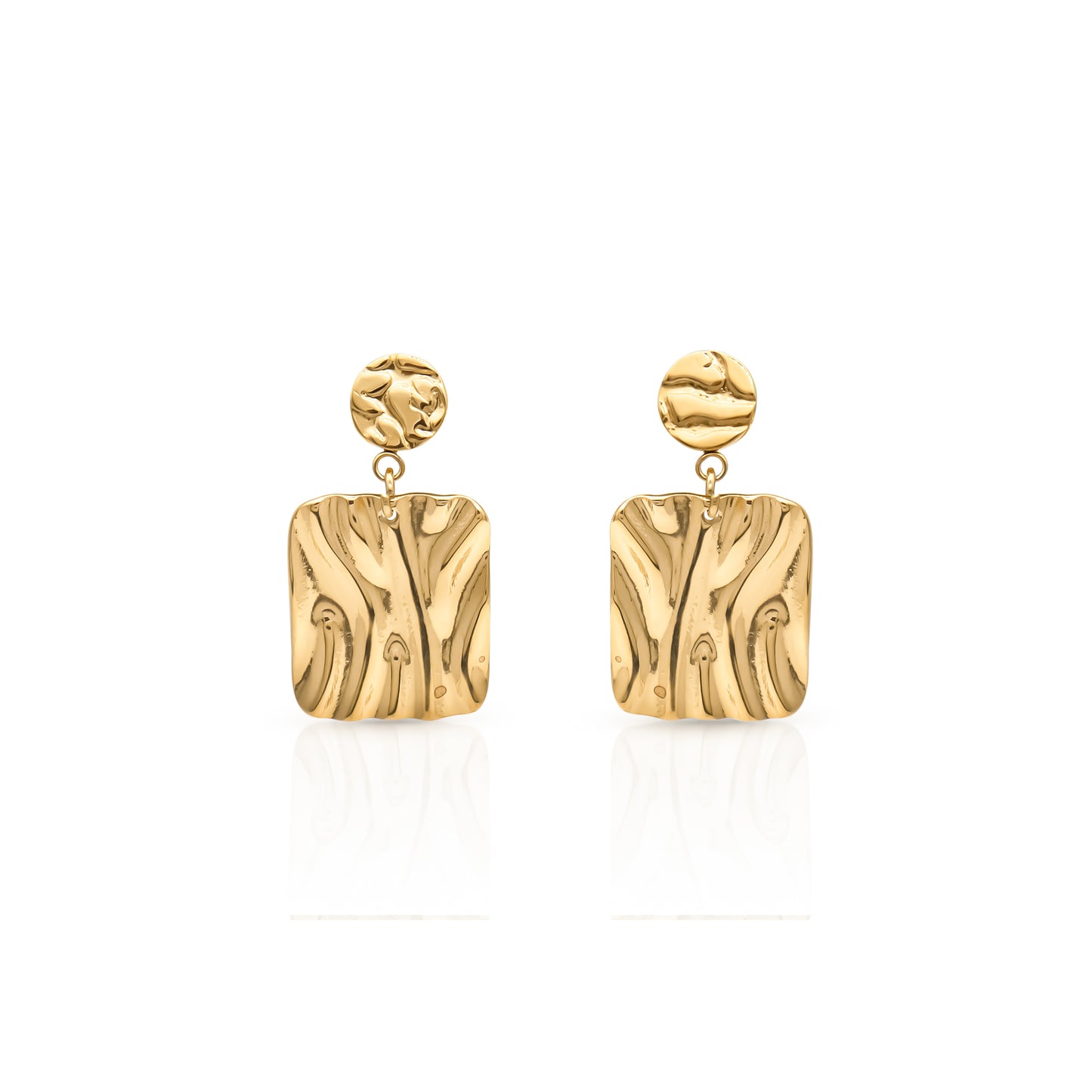 Valerian Artisan Gold Plated Earrings