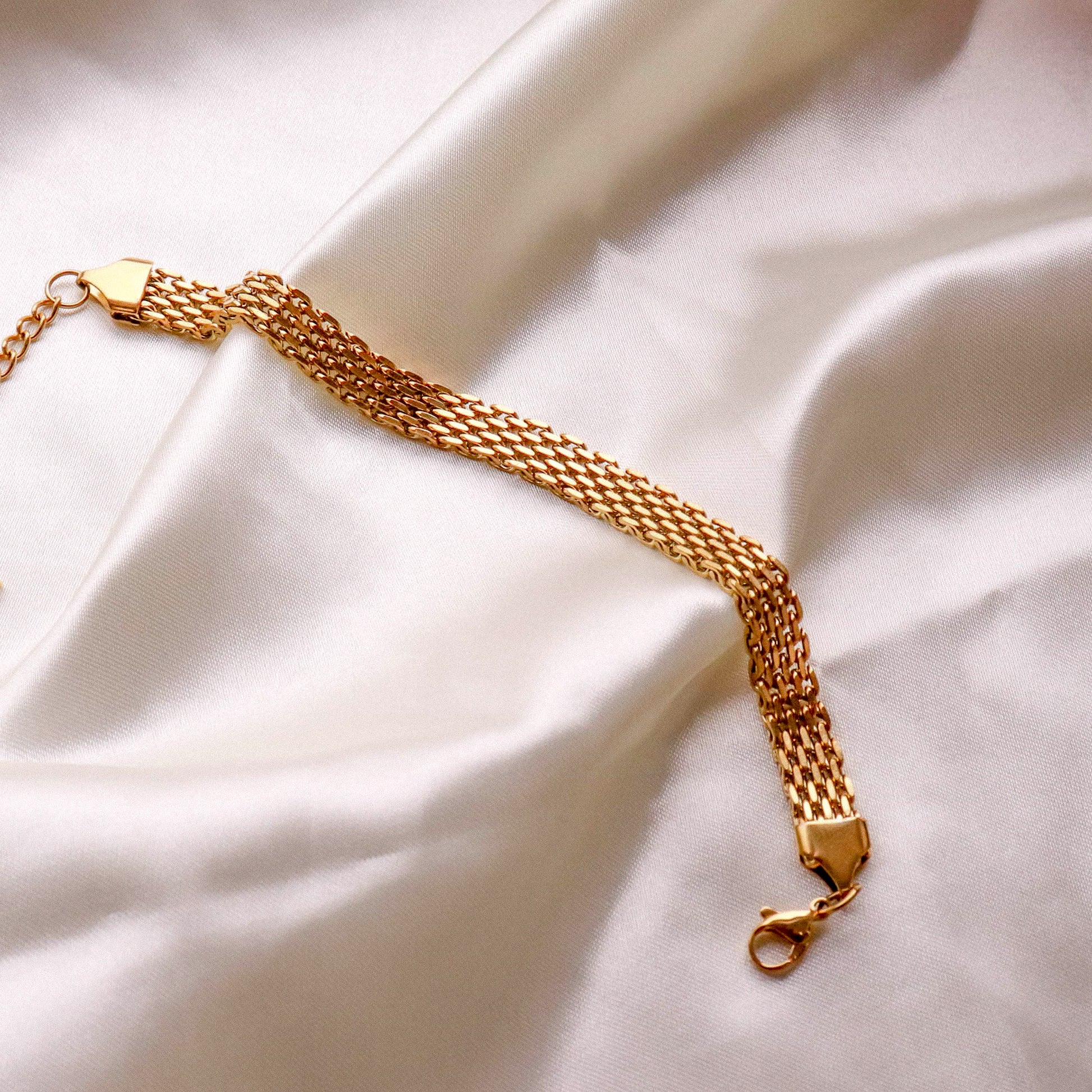 Somerset Mesh Gold Plated Bracelet