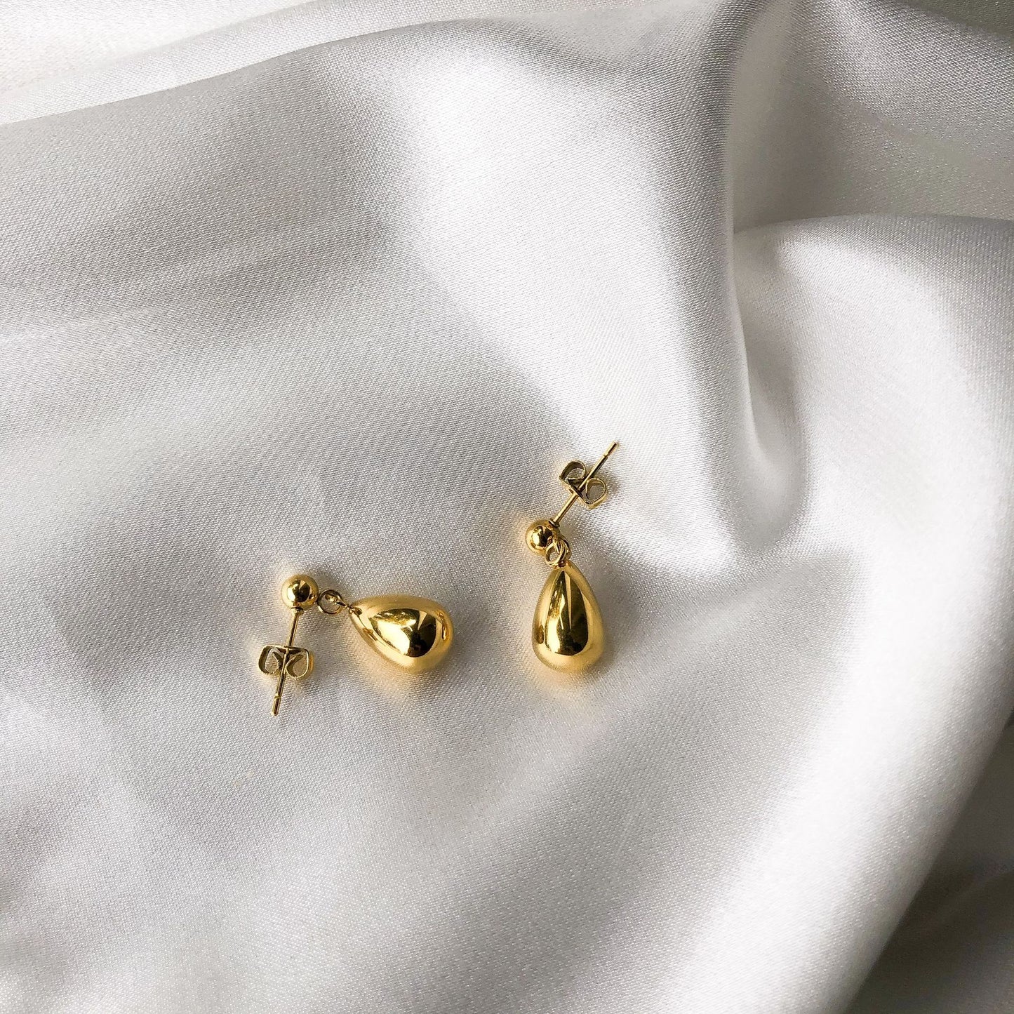Golden Droplet Earrings