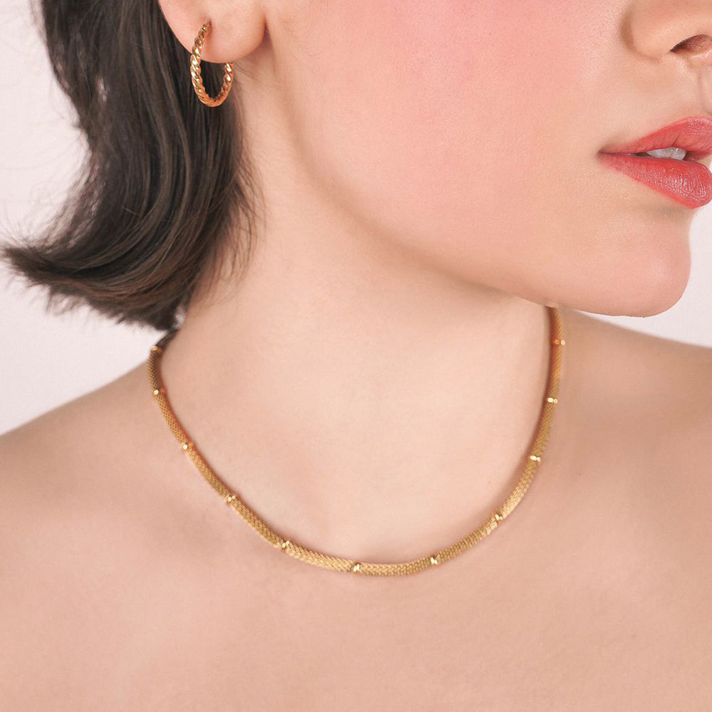 Lucia Twisted Hoop Earrings