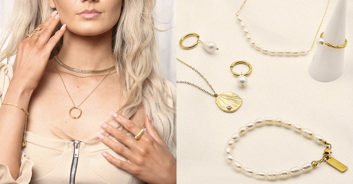 It's time to upgrade your jewellery box. Shop our huge collection of stylish 18k gold plated tarnish free, hypoallergenic and waterproof jewellery for Women. Including rings, bracelets, necklaces & earrings. Plus FREE UK delivery & Lifetime Warranty!