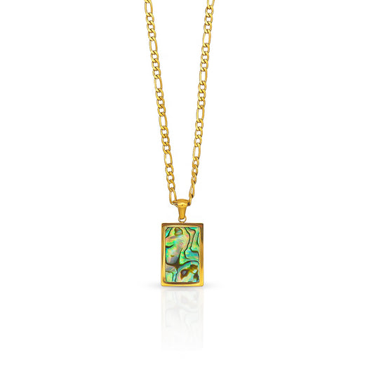 Aurora Pendant Gold Plated Necklace