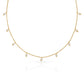 Pearl Drops Gold Plated Necklace