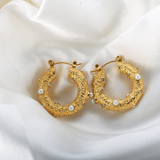 Luxe Eleanor Hoop Earrings