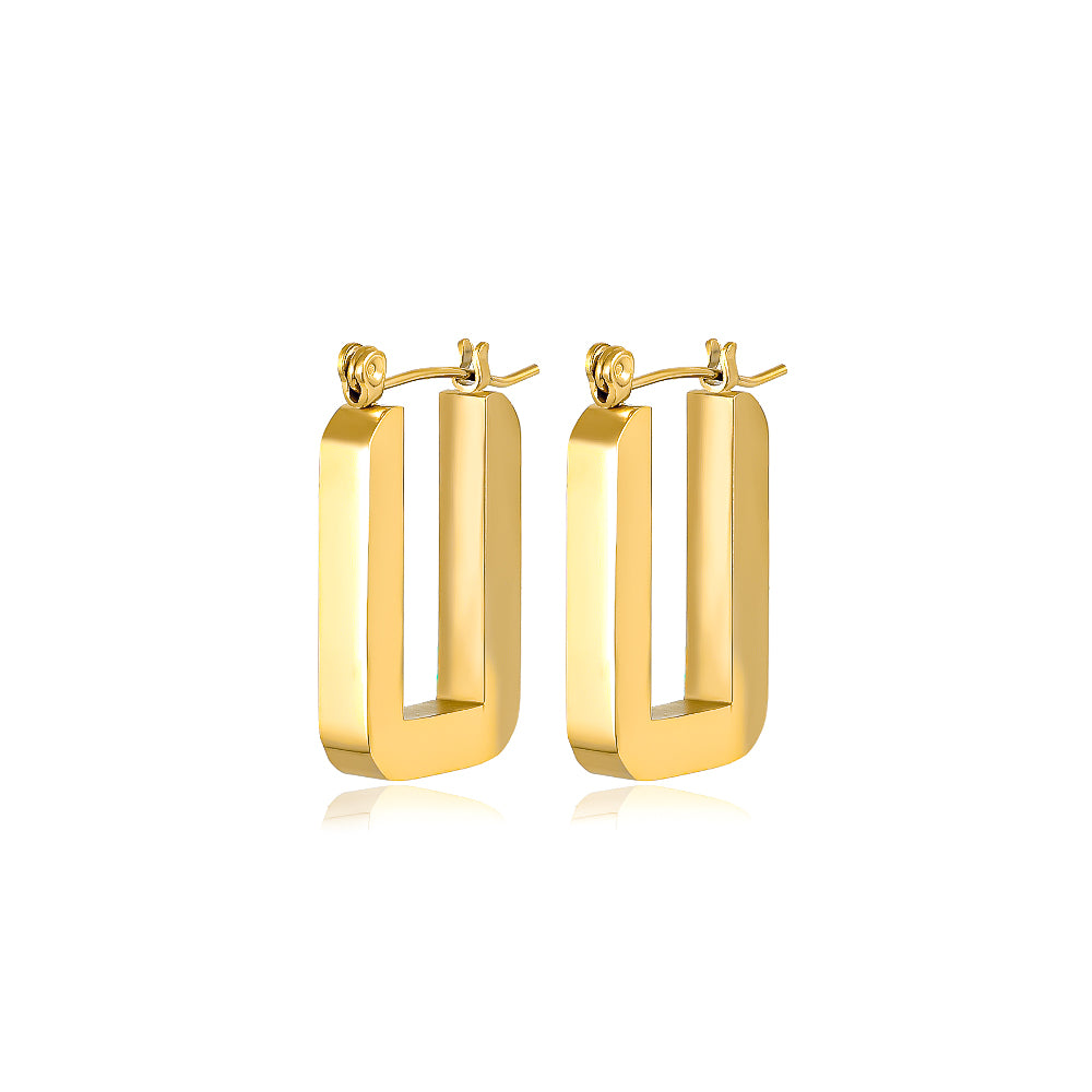 Chuncky U-Shape Earrings