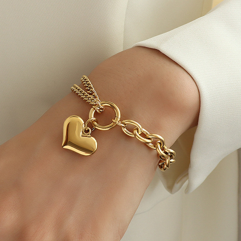 ROCK N JEWELS ADORE ME 18K GOLD PLATED BRACELET