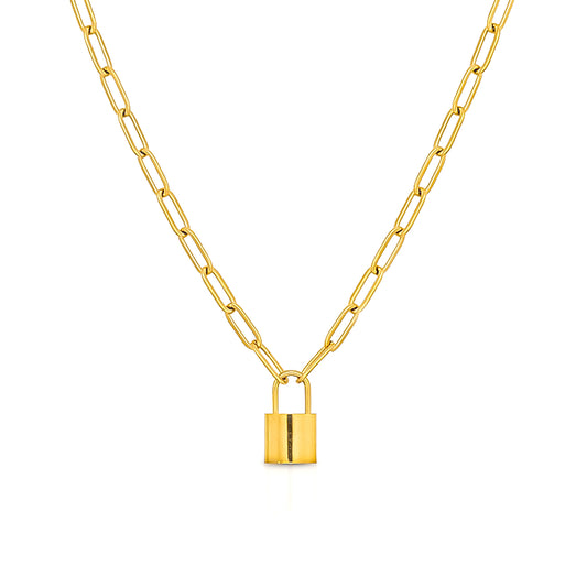 Padlock Pendant Necklace