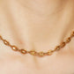 Coffee Bean Choker Necklace