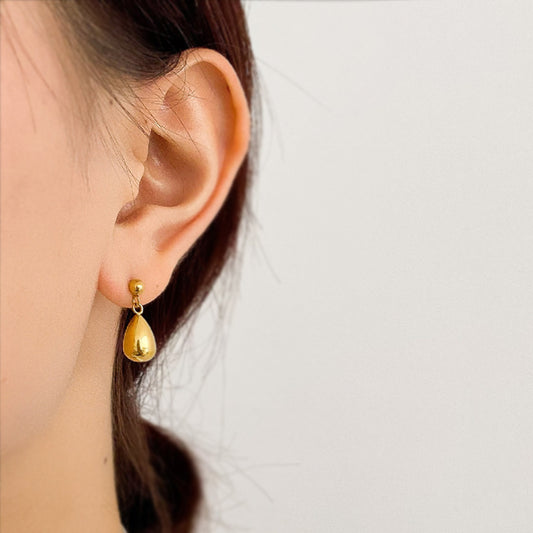 Golden Droplet Earrings