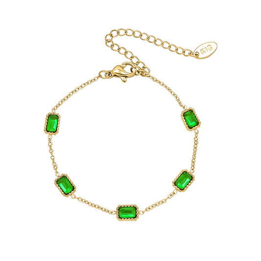 Emerald Stones Bracelet