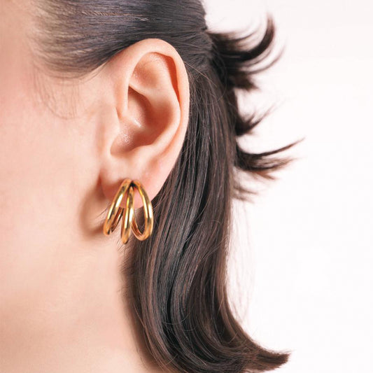 Triple Hoop Earrings