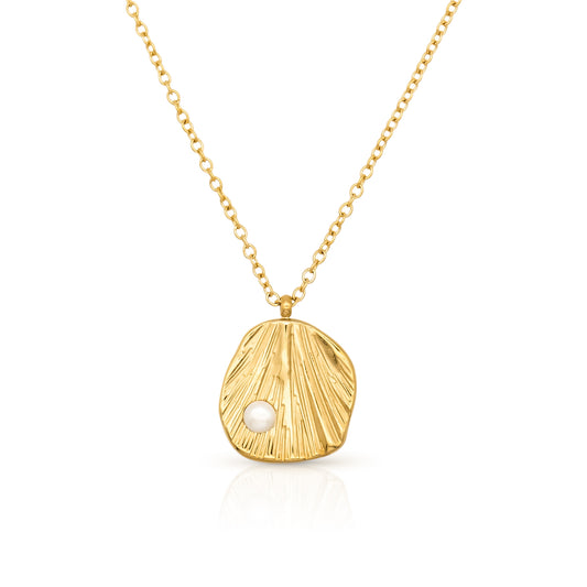 Shell and Pearl Necklace