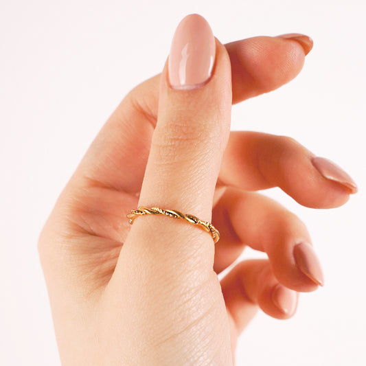 Twisted Stacking Ring